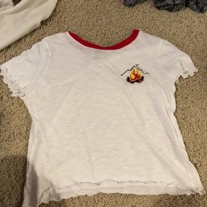 white forever 21 crop top